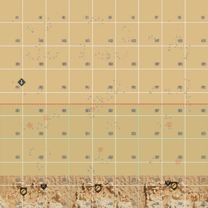 Deep Desert Carbon Ore Location July 23 - July 30 2025